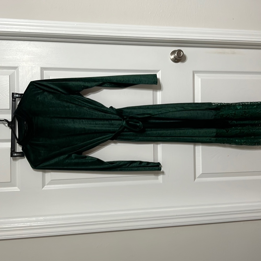 Velvet Long Sleeve Dress
